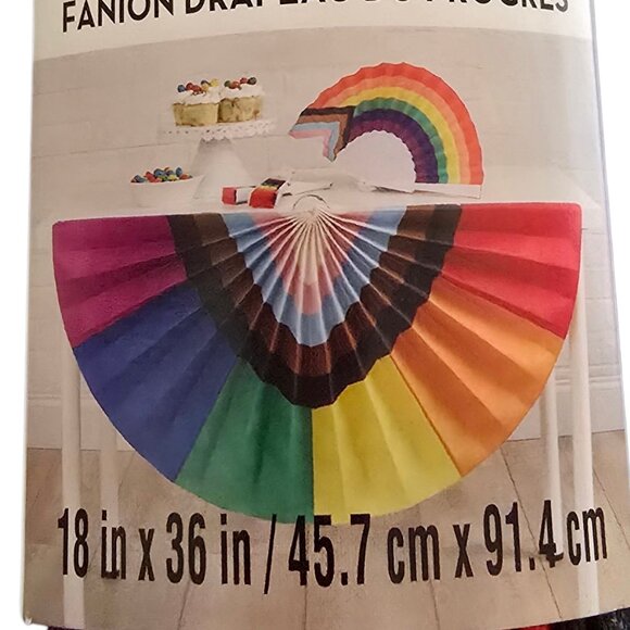 Celebrate It Pride Progress Bunting Flag 18" x 36" NEW - Picture 2 of 4